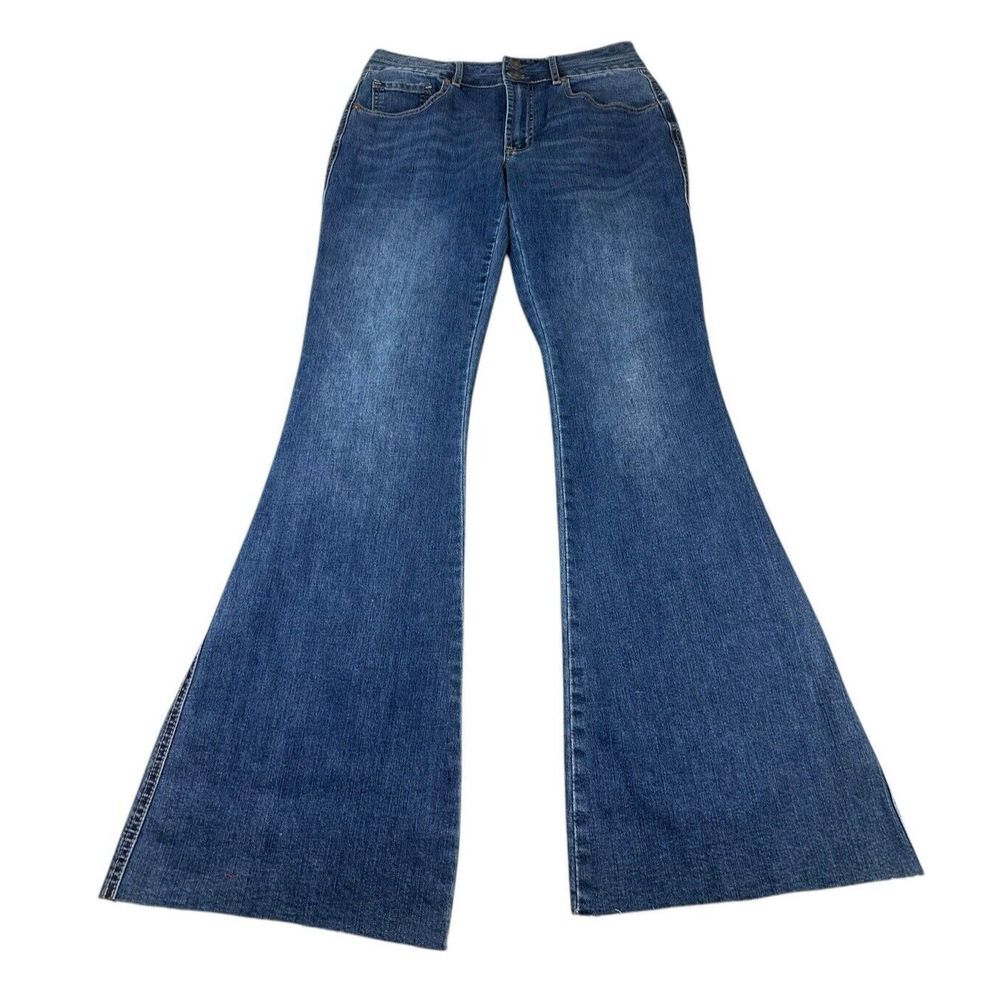 Articles Of Society Jeans Womens 28X34 Flare Mid Rise Medium Wash Bell Bottom